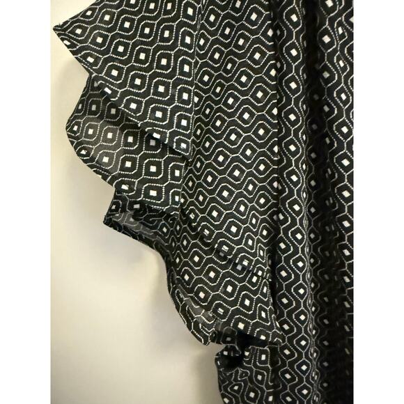 H&M Geometric Pattern Dress Size 10 - Picture 4 of 5